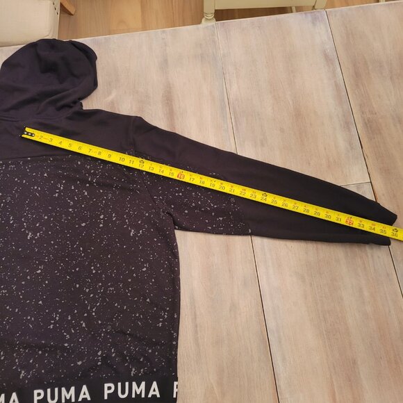 PUMA Men’s XXL Black Training Hoodie Pullover Long Sleeve Athletic Sweatshirt - Picture 8 of 9
